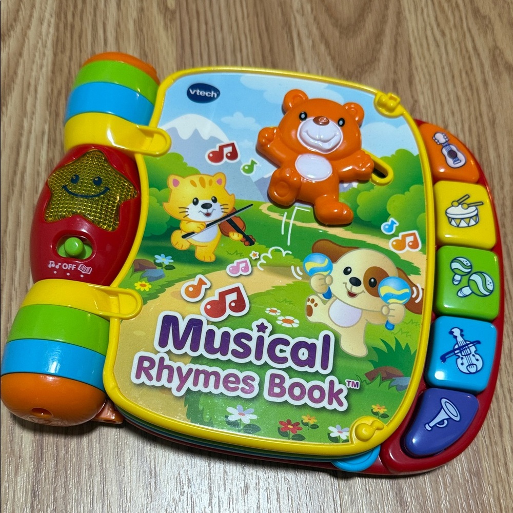 VTech Colorful Musical Rhymes Book for Kids